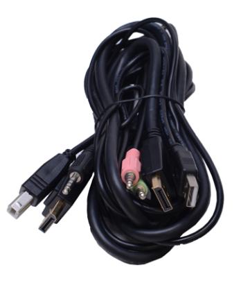 AS-42DPA (4?ports Display Port?KVM?switch, Dual-monitor)